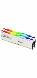 KINGSTON DIMM DDR5 32GB (Kit of 2) 5600MT/s CL40 FURY Beast Bílá RGB XMP