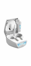 GENIUS bezdrátový headset TWS HS-M920BT/ bílý/ LED/ Bluetooth 5.0/ USB-C nabíjení