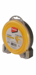 Makita struna nylonová Pro 3,0mm, 15m, žlutá, hranatá