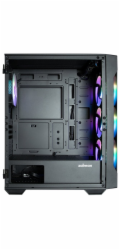 Zalman skříň I3 Neo / middle tower / ATX / 4x120 ARGB fan / 2xUSB 3.0 / 1xUSB 2.0 / skl. přední panel i bočnice / černá