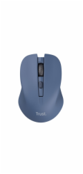 TRUST myš Mydo tichá bezdrátová myš, optická, USB, modrá