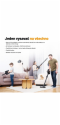 Lauben Stick Vacuum & Mop 3in1 Pet Deluxe 400BC