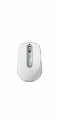 Logitech MX Anywhere 3S for Business - Myš - pravák - optický - 6 tlačítka - bezdrátový - Bluetooth - USB přijímač Logitech Logi Bolt - bledě šedá