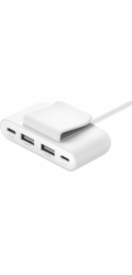 Belkin USB power Extender, 2xC 2xA až 30W, bilý
