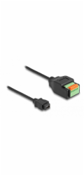 Delock Adaptér kabelu ze zásuvkového konektoru USB 2.0 Typu Mini-B (samice) na svorkovnici, s tlačítkem, 15 cm