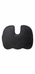 Powerton Ortopedický polštář, plastový hrot odolný proti tlaku, ergonomický, černý, paměťová pěna, Powerton