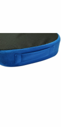 Powerton Ortopedický polštář, plastový hrot odolný proti tlaku, ergonomický, modrý, paměťová pěna, Powerton
