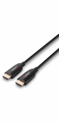 Kabel Lindy HDMI - samec HDMI na HDMI MALE - 15 M - SKLODNÍ Vlákno - ČERNÁ - podporuje 8k 60 Hz (7680 x 4320)