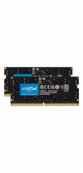 Crucial - DDR5 - sada - 48 GB: 2 x 24 GB - SO-DIMM 262 pinů - 5600 MHz / PC5-44800 - CL46 - 1.1 V - on-die ECC - černá
