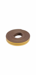 Těsnění do oken a dveří samolepící VOREL TO-76760 9x4mm TYP E hnědé 6m