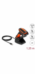Delock - Skener čárového kódu - ruční - 120 sken / s - dekódovaný - Bluetooth 4.1, RF(2.4 GHz), USB 2.0