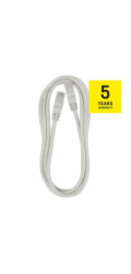 Kabel EMOS RJ-45 M, RJ-45 M, 2m, šedý S9123
