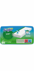Swiffer Wet Citrus Fresh Náhradní vlhčené ubrousky na podlahu, 10 ks