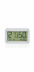 Nedis ZBSC30WT - Smart Sensor Klimatu | Zigbee 3.0 | Napájení z baterie | Android™ / IOS | Bílá
