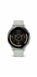 Garmin Venu 3S, Silver/Sage grey, Silicone band