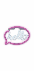 Forever dekorativní LED neon Hello