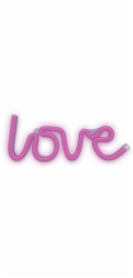 Forever dekorativní LED neon Love