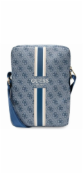Guess Pouch 10" 4G Stripes Blue Exkluzivní a mimořádně elegantní kabelka z kolekce 4G Stripes je nejnovější nabídkou ochranných doplňků podepsaných známým módním domem Guess.