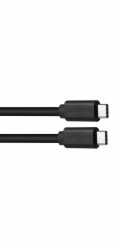 AVACOM datový a nabíjecí kabel USB Type-C - USB Type-C, 40cm, černá