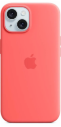 Apple Silikonové s MagSafe iPhone 15 Plus, sorbetově oranžová MT173ZM/A iPhone 15+ Silicone Case with MS - Orange Sorbet