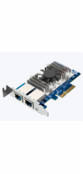 QNAP QXG-10G2T Síťová rozšiřující karta pětirychlostní sítě 10 GbE, dvouportová 10GBASE-T