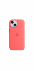 Apple Silikonové s MagSafe iPhone 15 Plus, světle melounová MT163ZM/A iPhone 15+ Silicone Case with MS - Guava