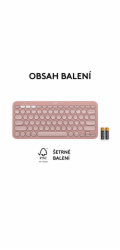 Logitech Pebble Keys 2 K380s - TONAL ROSE - US INT L - BT - INTNL-973 - UNIVERSAL