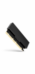 AXAGON PCEM2-XS, PCIe x16 - M.2 NVMe M-key slot adaptér, kryt s chladičem pro pasivní chlazení