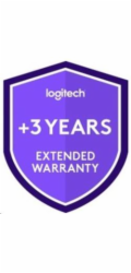 LOGITECH Extended Warranty Extended service agreement 3 years for Tap Scheduler Purpose-Built Scheduling Panel for Meeting Rooms