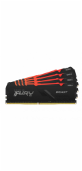 Kingston FURY Beast/DDR4/64GB/3200MHz/CL16/4x16GB/RGB/Black