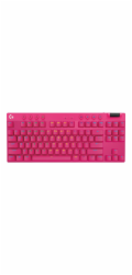 Logitech G PRO X TKL LIGHTSPEED Gaming Keyboard - MAGENTA - US INT L - 2.4GHZ/BT - TACTILE
