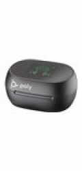 Poly Voyager Free 60+ MS Teams bluetooth headset, BT700 USB-C adaptér, dotykové nabíjecí pouzdro, černá