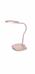 LED stolní lampa STELLA, růžová