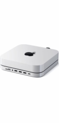 Satechi USB-C Stand & Hub pre Mac Mini/Studio with NVMe SSD enclosure - Silver