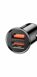 nabíječka Auto 12-24V 2xUSB QC3.0 30W