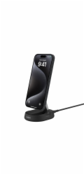 Belkin BOOST CHARGE™ PRO konvertibilní Qi2 15W magnetický nabíjecí stojan, bez adaptéru, černá