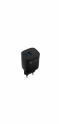 Univerzální USB nabíječka Natec RIBERA GaN 30 W, 1X USB-A, 1X USB-C, černá