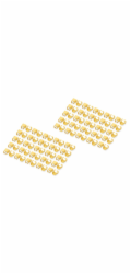DIGITUS Color spony pro Patch kabel, balíček 100ks, žlutá