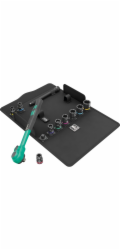 Wera Sada ráčen 8100 SB 13 Zyklop Comfort, palcová, 3/8 (černá/zelená, 11dílná, komfortní ráčna s přepínací páčkou)
