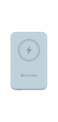 Verbatim Wireless Powerbank Charge  n  Go 10.000mAh (hellblau, Qi, PD 3.0, Quick Charge 3.0)