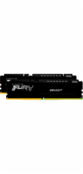 Kingston DIMM 16 GB DDR5-6000 (2x 8 GB) duální sada (černá, KF560C30BBEK2-16, Fury Beast, INTEL XMP, AMD EXPO)