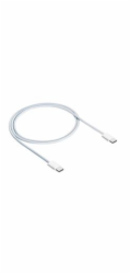 Akyga Kabel USB-C / USB-C 2.0 60W, bílá  1m