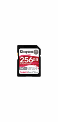 Kingston SDXC karta 256GB Canvas React Plus, UHS-II, U3, V60, R:280/W:150MB/s