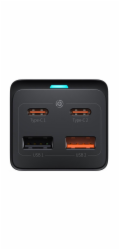 Adaptér Baseus GaN3 Pro 2 x USB/2 x USB typu C, 1,5 m 65 W