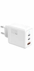 TB Touch 65W GaN Power Adapter,2x USB C + USB A