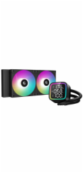 DEEPCOOL vodní chladič LD240 / 2x120 mm PWM ARGB fan / display / černý