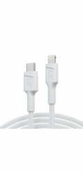 Green Cell PowerStream Bílý kabel Lightning - USB-C 1m MFi  s rychlým nabíjením Power Delivery, pro Apple iPhone