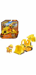 Spinmaster Rubble & Crew - Stavební vozidlo Buldozer s figurkou z štěrku