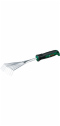 Bosch Powertools Ruční zahradní koště z nerezové oceli (zeleno-černé, šířka 12 cm)