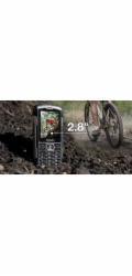EVOLVEO StrongPhone H1, 2,8" vodotěsný odolný/2xSIM/2px/micro SDHC/5000mAh/černá-šedá